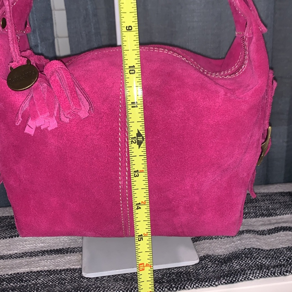 SAVANNA baguette suede bag ( Genuine leather) - Picture 12 of 13